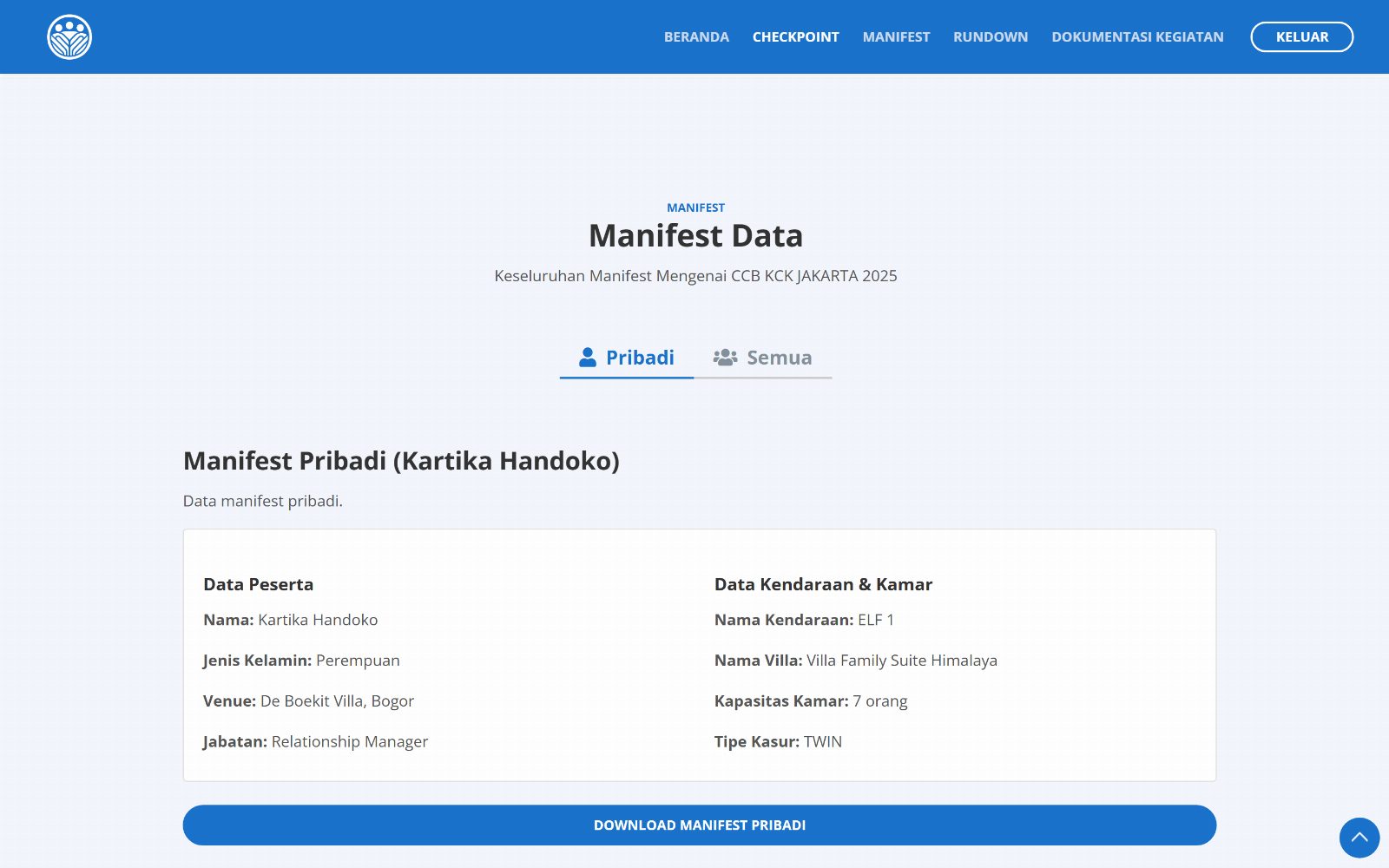 Manifest pribadi (desktop)