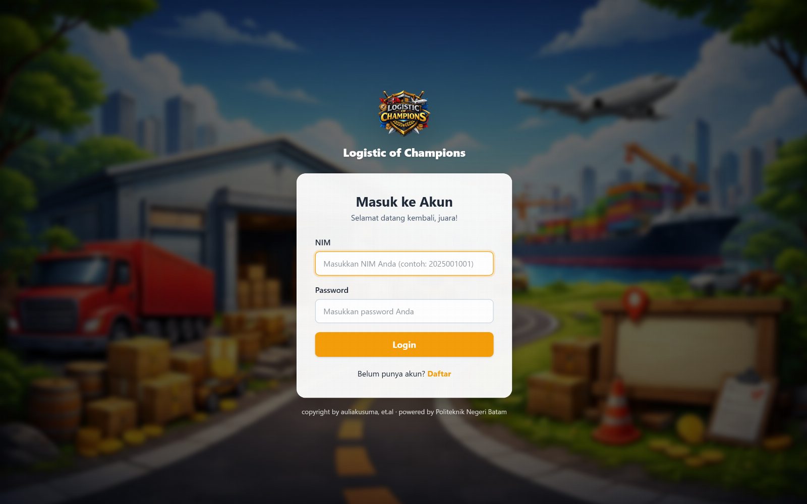 Login (desktop)