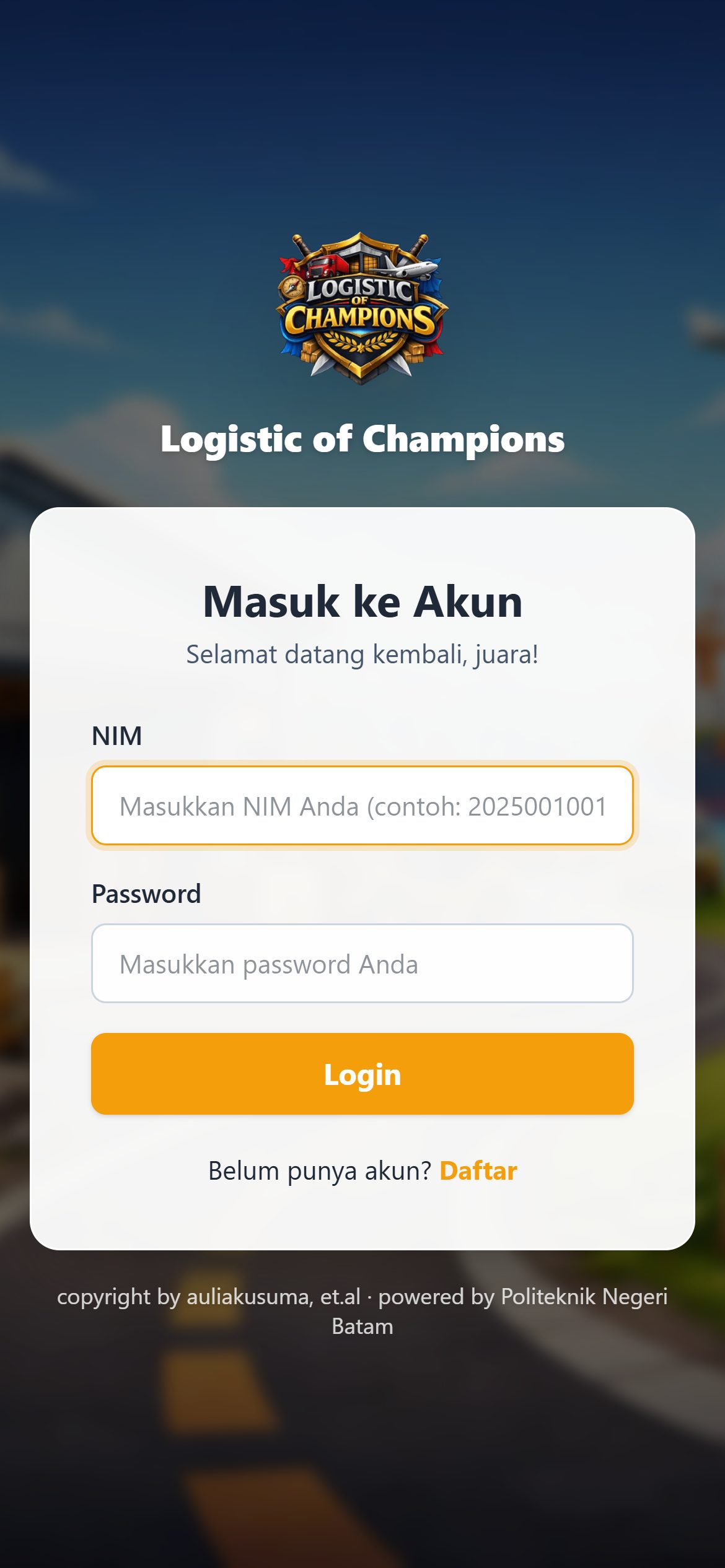 Login (mobile)