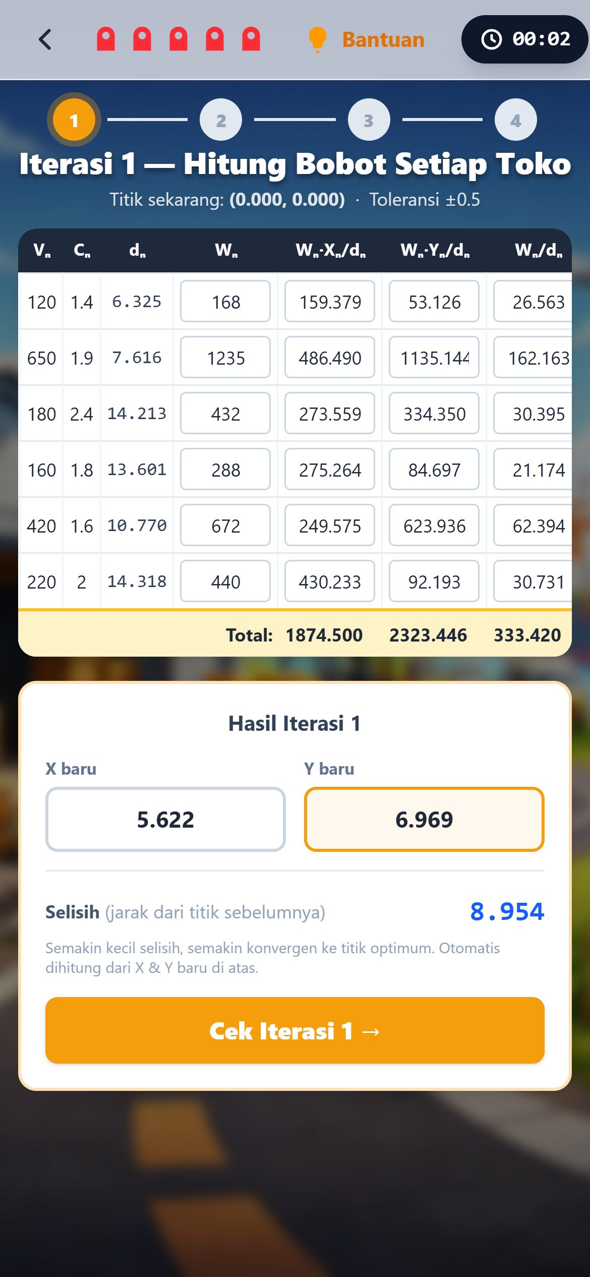 Level3 lokasi gudang (mobile)