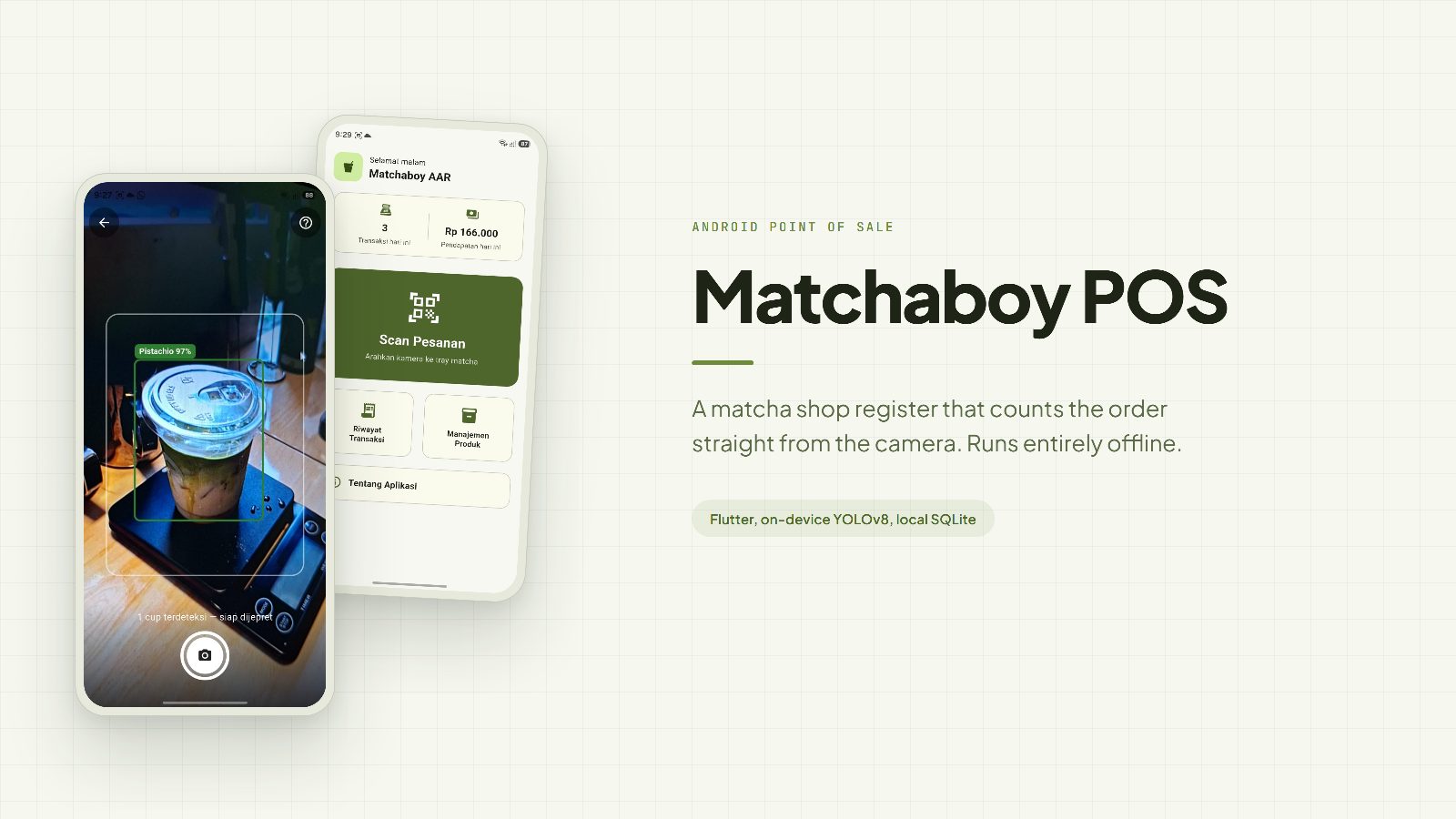 Cover image of Matchaboy POS: Camera-Based Matcha Checkout