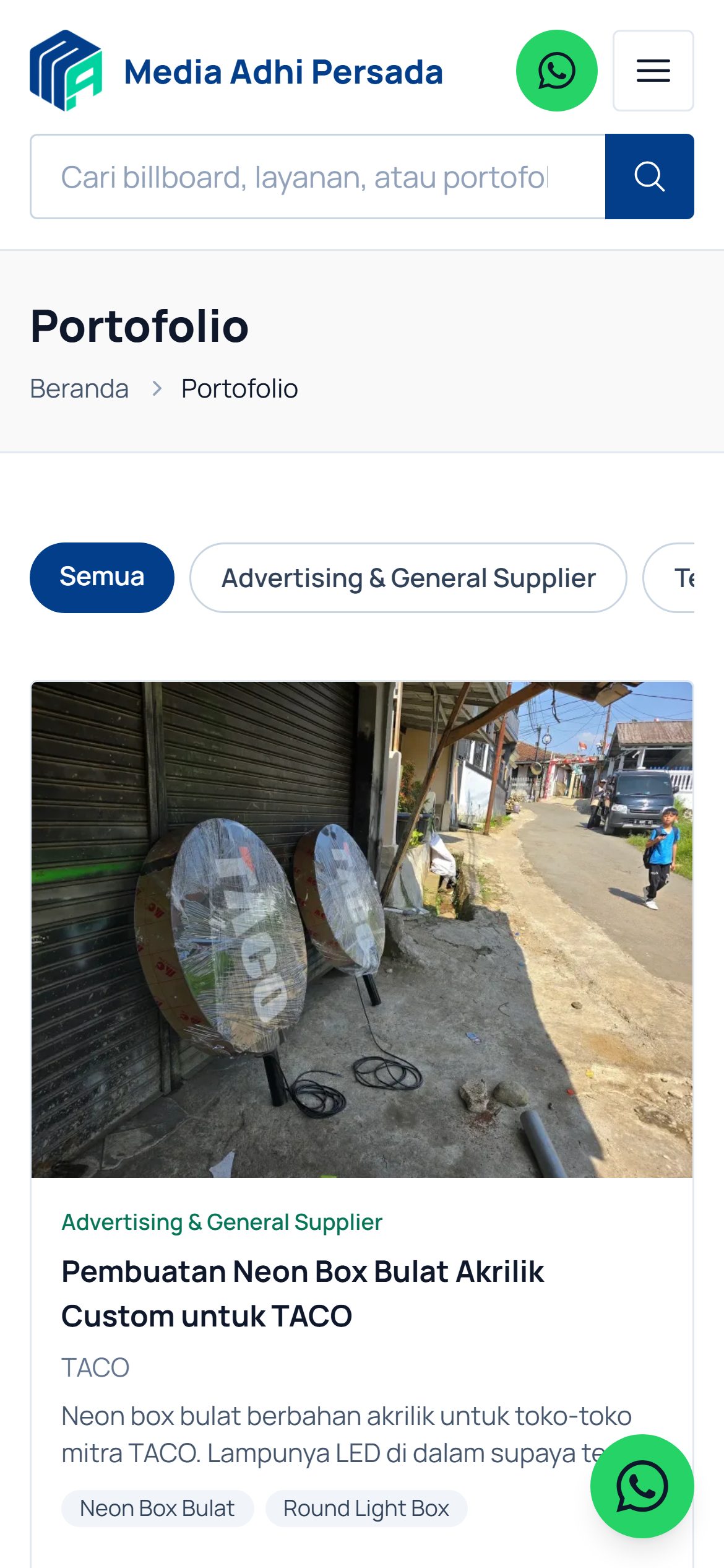 Portofolio (mobile)