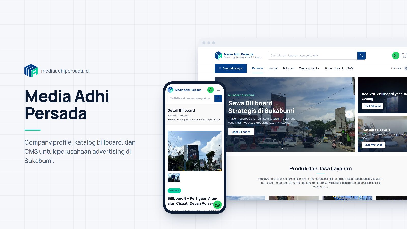 Sampul project Media Adhi Persada: Company Profile dan Katalog Billboard