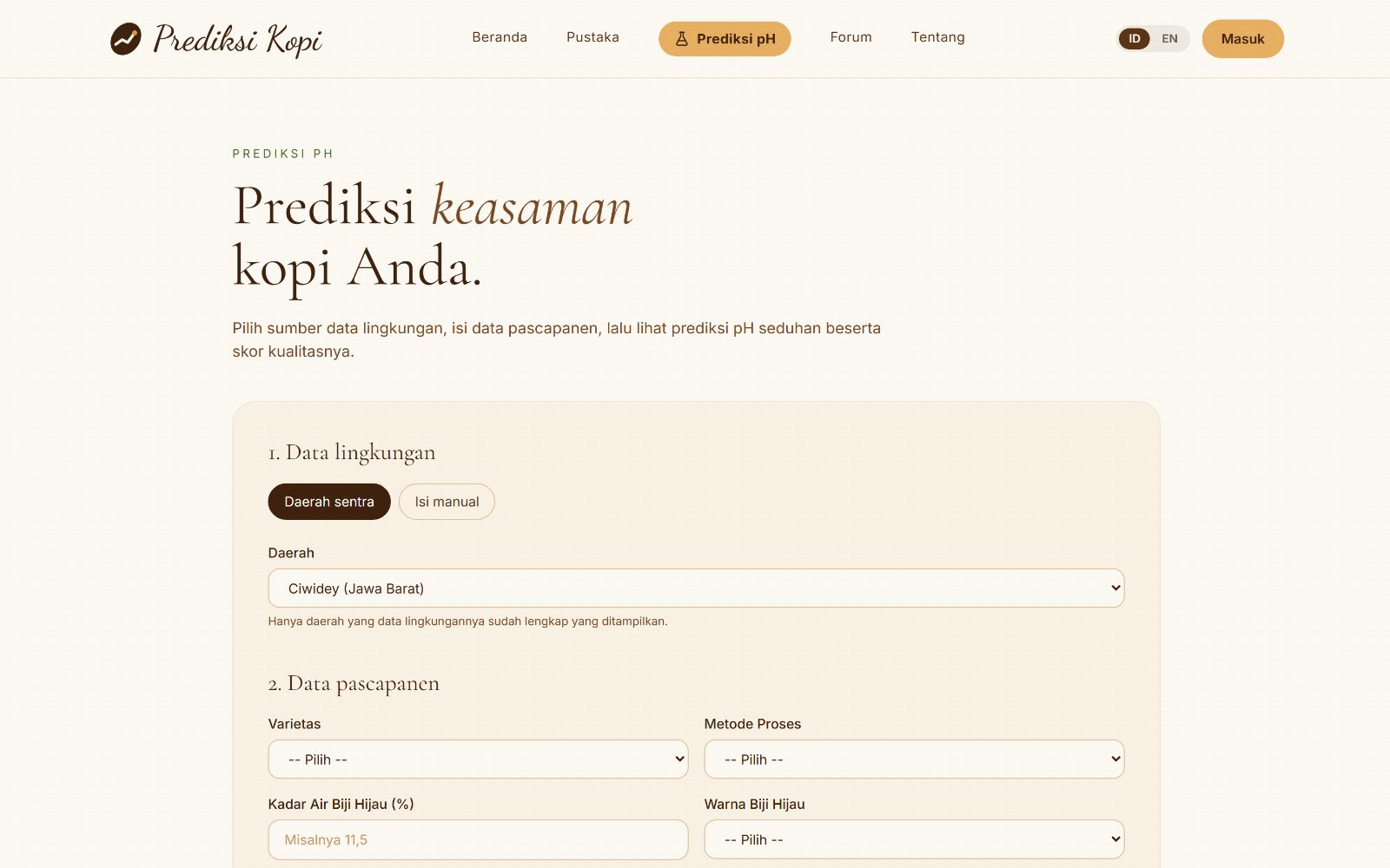 Prediksi ph (desktop)