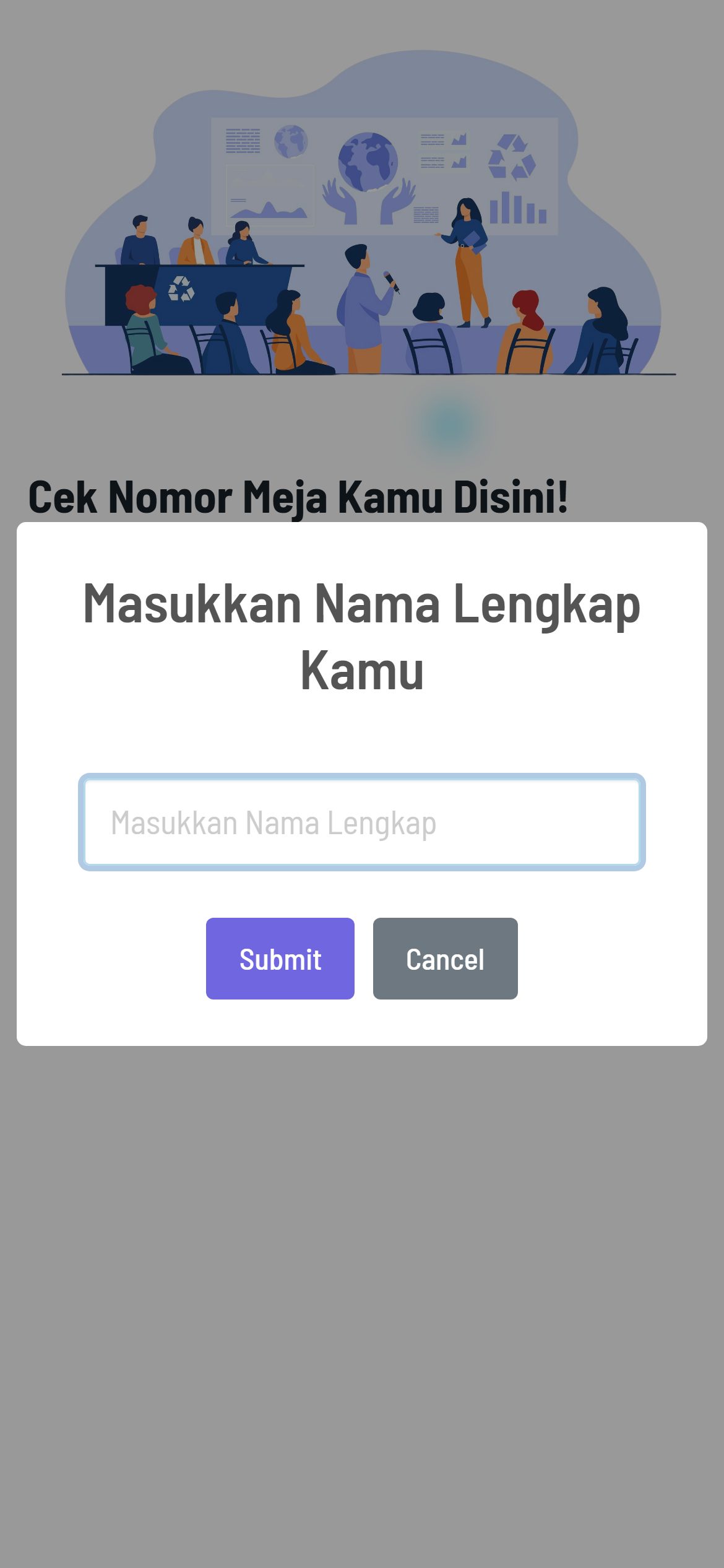 Input nama (mobile)