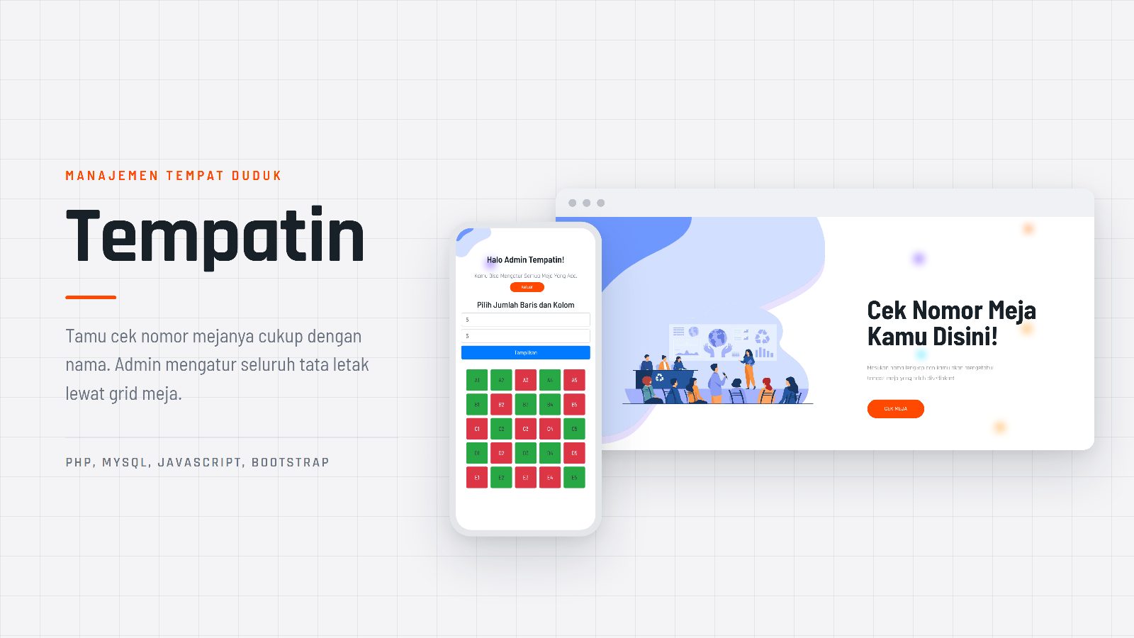 Sampul project Tempatin: Sistem Manajemen Tempat Duduk