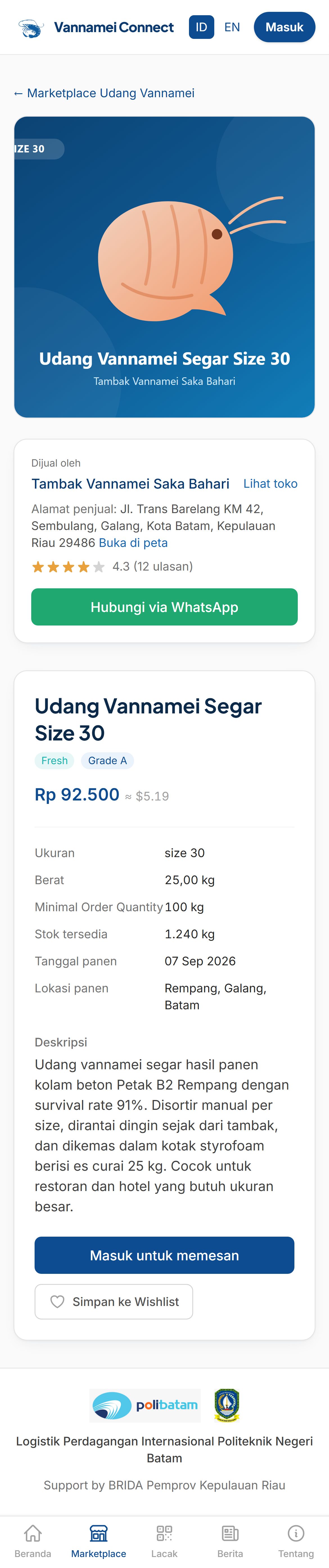 Detail produk (mobile)